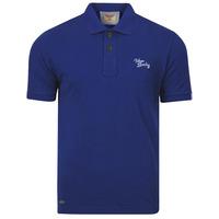 mens classic polo shirt in blue tokyo laundry