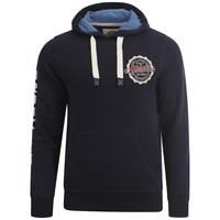 Mens Varsity Athletics navy hooded sweatshirt