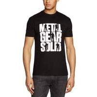 metal gear solid logo t shirt s