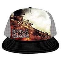 Medal Of Honor Warfighter Flat Bill Trucker With Sublimation Print