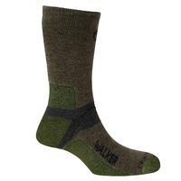 Mens Walking Sock Olive Cedar Black