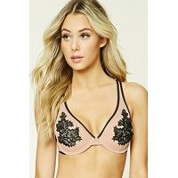 Mesh Lace Underwire Bra