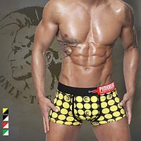 mens boxer shorts tight sexy cotton dot figure