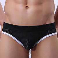 Men Sexy Sports Solid G-string Underwear, Nylon Modal