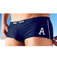 mens nylon polyester solid swim shorts