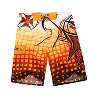 Men\'s Polyester Floral Swim Shorts