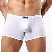 mens nylonsilk boxer briefs