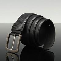 men wide belt work casual leather all seasons