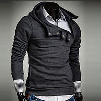 mens long sleeve hoodie sweatshirt cotton pure