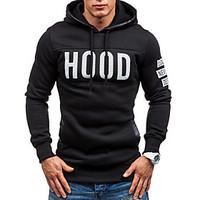 Men\'s Long Sleeve Hoodie Sweatshirt, Cotton Print