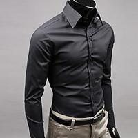 mens long sleeve shirt others casual formal pure