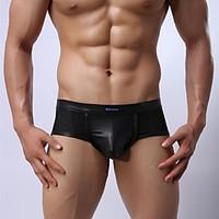 Men\'s Polyester/PU/Spandex Boxer Briefs