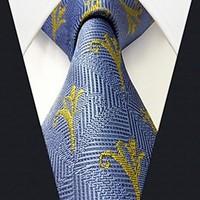 Men Casual Neck Tie, Silk Print