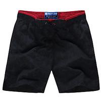 Men\'s Loose Sweatpants Shorts Pants, Casual/Daily Beach Sports Simple Boho Active Print Mid Rise Drawstring Elasticity Cotton Rayon