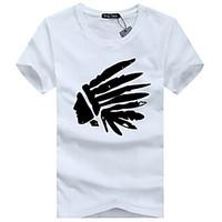 mens short sleeve t shirt cotton acrylic casual print k210