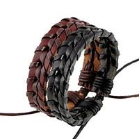 Men\'s Leather Bracelet Jewelry Natural Fashion Leather Alloy Irregular Jewelry For Special Occasion Gift Sports 1pc