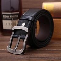 men buckle party casual alloy leather all seasons