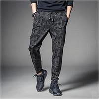 Men\'s Plus Size Jogger Pencil Harem Pants Men Camouflage Military Pants Loose Comfortable Cargo Trousers Camo Joggers