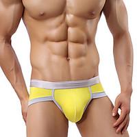 Men Sexy Solid Briefs Underwear, Modal