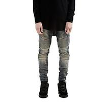 mens harem chinos pantscasualdaily simple solid mid rise drawstring co ...