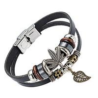 mens leather bracelet jewelry natural fashion leather alloy irregular  ...