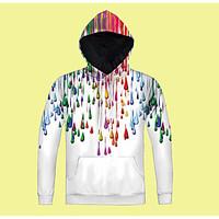 mens going out hoodie print round neck micro elastic cotton long sleev ...