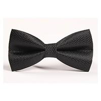 men vintage party work casual bow tie polyester solid all seasons