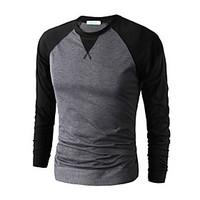 Men cultivating long-sleeved T-shirt sports and leisure fashion raglan sleeve bottoming shirt T-shirt MAITS17
