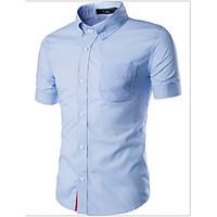 mens short sleeve shirt cotton casual print