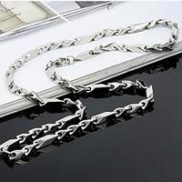 Men\'s Fashion Titanium Steel Y Shape Chain Necklace