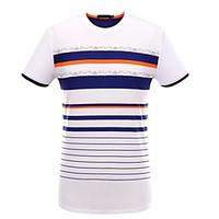 mens daily simple summer shirt geometric round neck short sleeve other ...