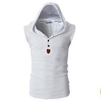 mens solid casual tank tops cotton sleeveless black blue green red whi ...