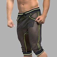 men quick-dry shorts Men\'s sexy transparent short mens Casual Sports/Collapse /Harem shorts A4017