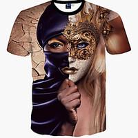 Men\'s Fashion Tee 3D Sexy Girl Print T-Shirts