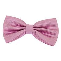 Men Jacquard Polyester Silk Bow Tie Adjustable