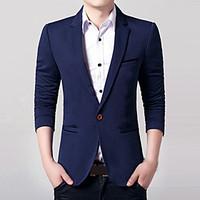 mens long sleeve regular blazer acrylic polyester pure k058