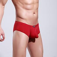 Men Solid Shaping Panties Boxers Underwear, Polyester