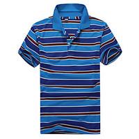Men\'s Long Sleeve Cotton Casual Striped