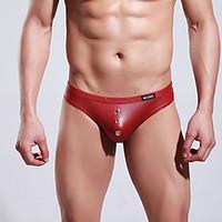 Men Solid Shaping Panties Boxers Underwear, Polyester