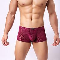 mens sexy underwear for semi transparent chrysanthemum