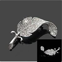 Men\'s Women\'s Brooches Fashion Rhinestone Alloy Jewelry For Party Special Occasion Birthday Gift Daily Casual