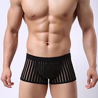 Men\'s Translucence Boxers/U Convex Pants/Low-waistline Underwear