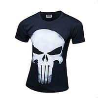 mens short sleeve t shirt cotton casual plus sizes print