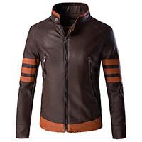 mens long sleeve casual formal plus size jacket special leather types  ...