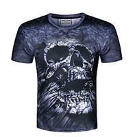 mens casualdaily simple summer t shirt print round neck short sleeve p ...