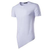 mens casualdaily simple summer t shirt print round neck short sleeve p ...