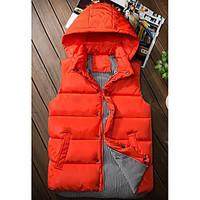 mens down coat simple casualdaily solid cotton without filling materia ...