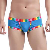 men solid shaping panties boxers underwear polyester