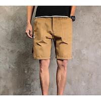 mens mid rise micro elastic shorts pants street chic loose solid