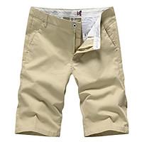 mens plus size straight chinos shorts pants casualdaily beach holiday  ...